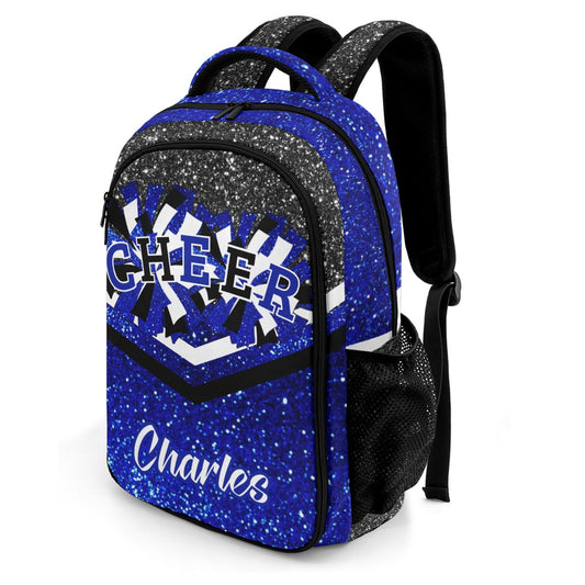 Blue_Personalized Cheer Name Backpack Custom Name Backpack