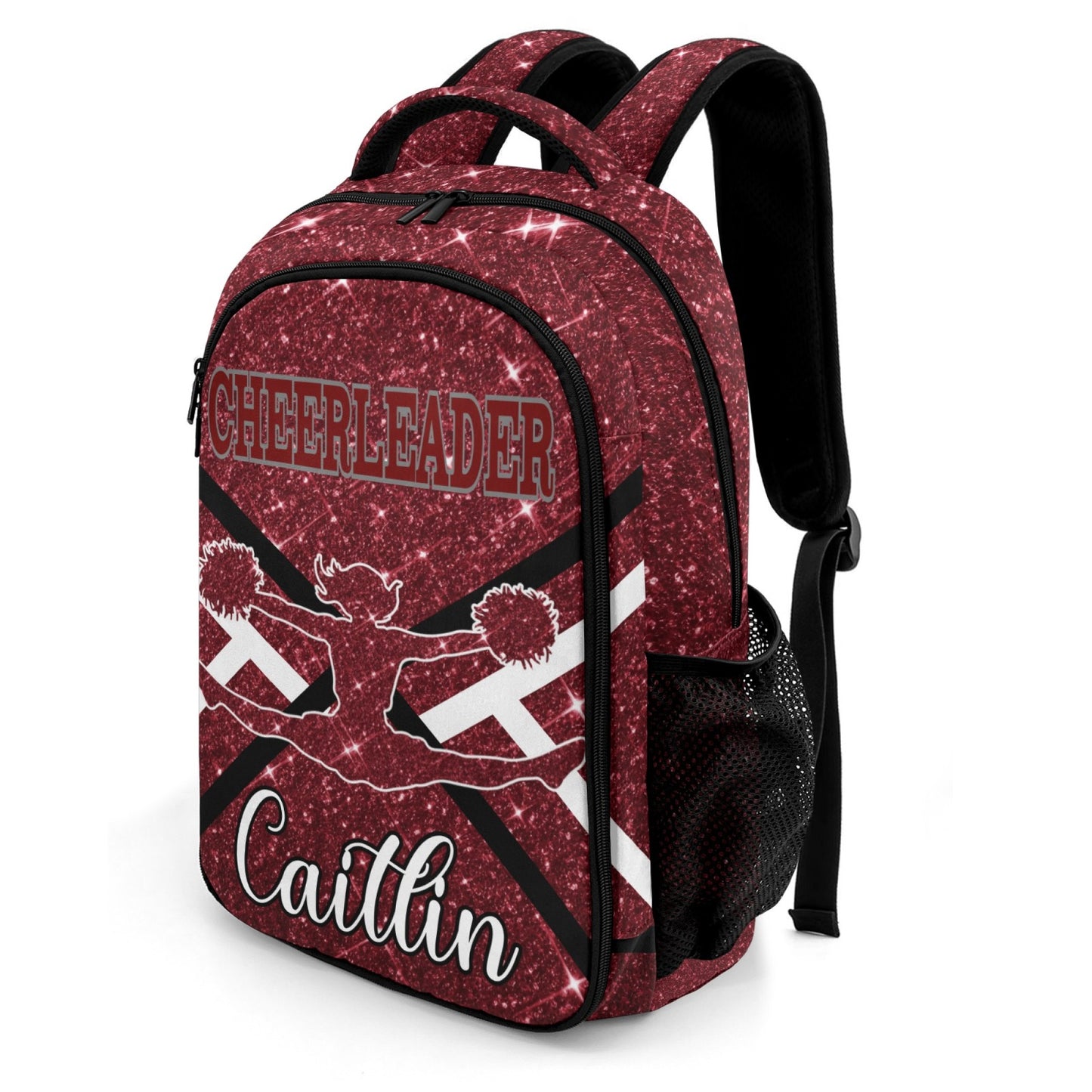 Custom Cheerleader Cheer Backpack Personalized with Name for Men Women Shoulder Bag Laptop Bag Bookbag