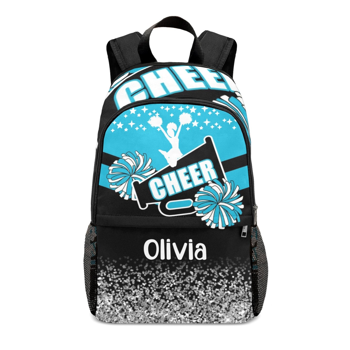 Custom Children's Backpack Student Cheerleader Backpacks Name Personalized for Man and Girl