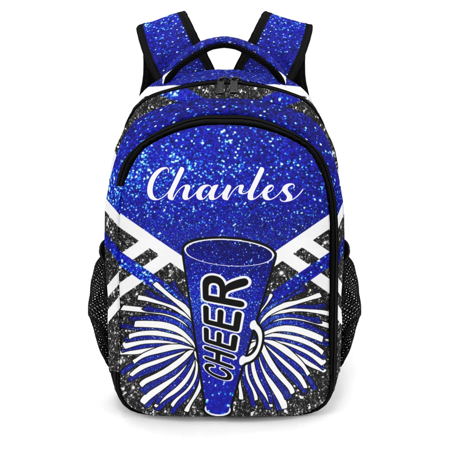 BlueGlitter_Custom Name Cheer Backpack for Students Gift1