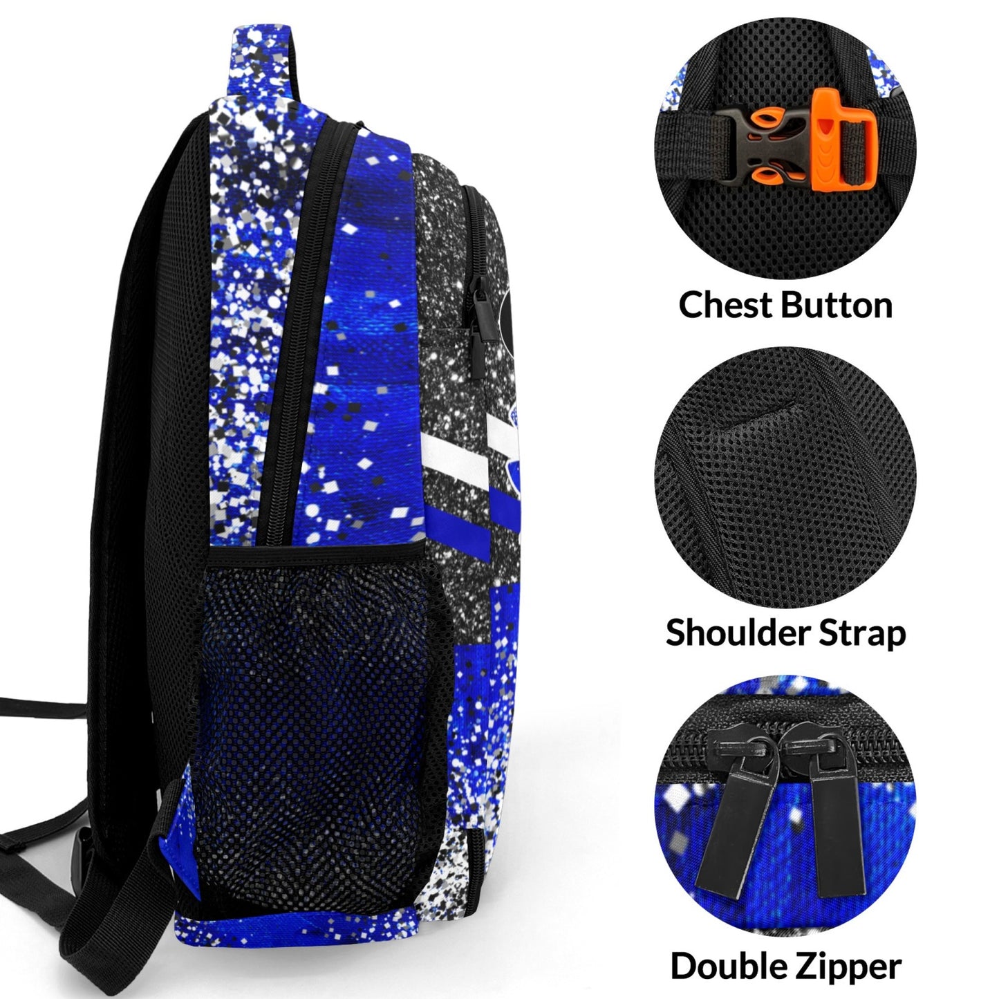 BlueGlitter_Customizable Travel Backpack for Cheerleaders3
