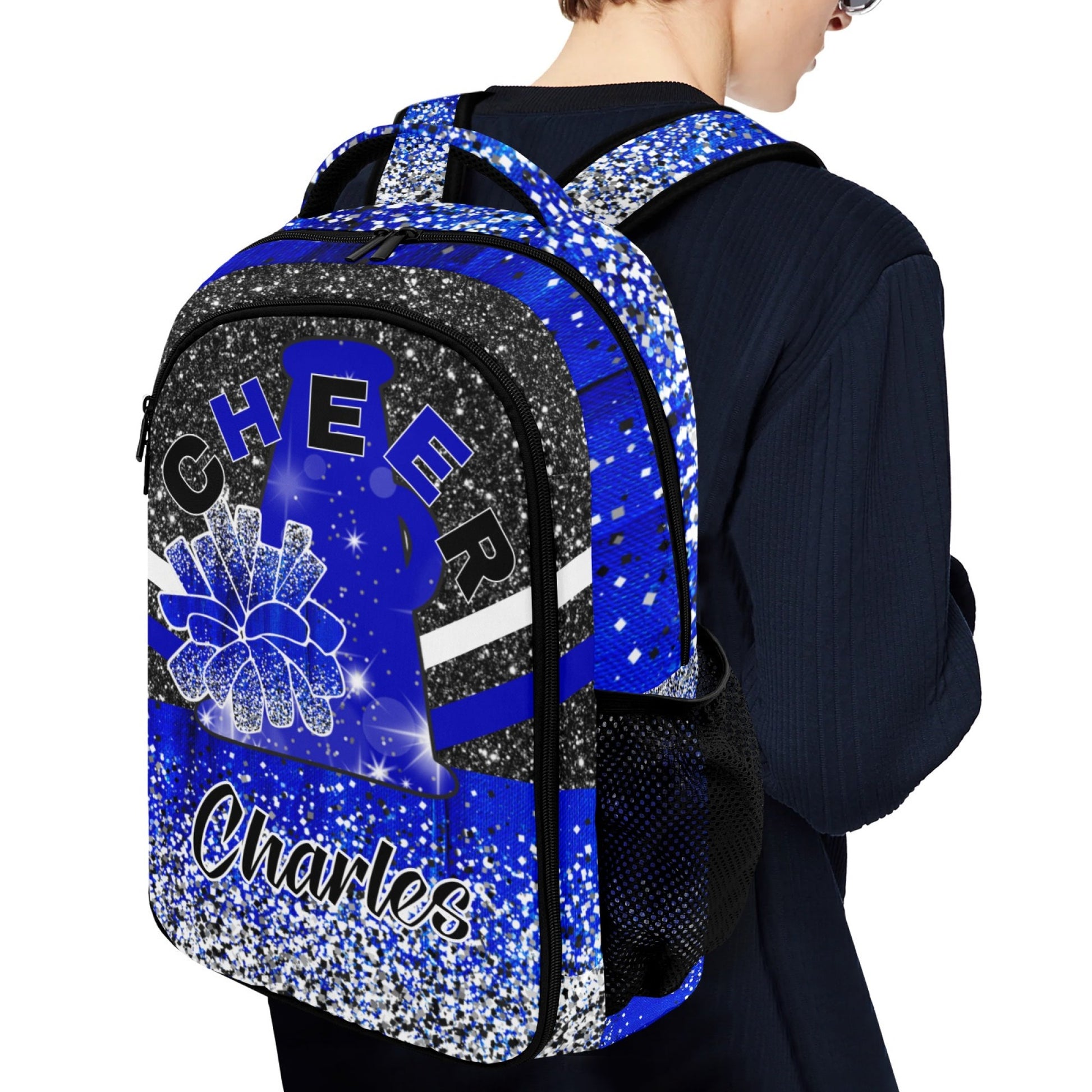 BlueGlitter_Customizable Travel Backpack for Cheerleaders6