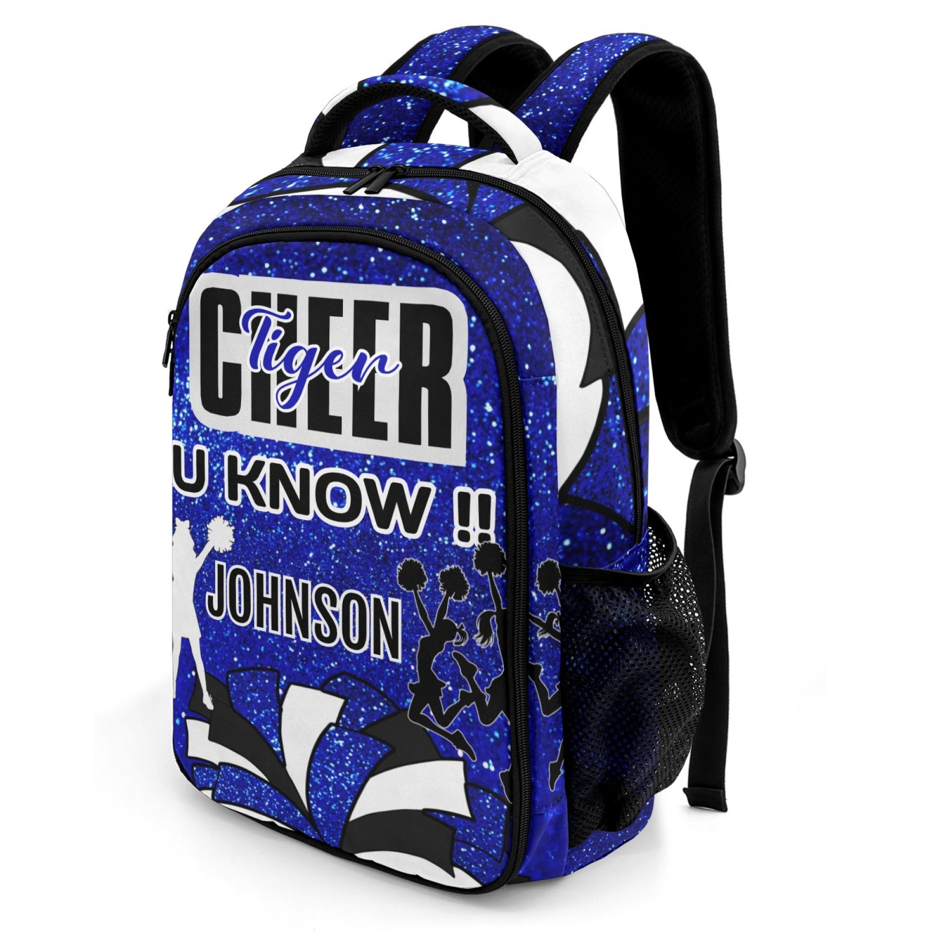Blue_Custom Cheer Backpack for Students Personalized 