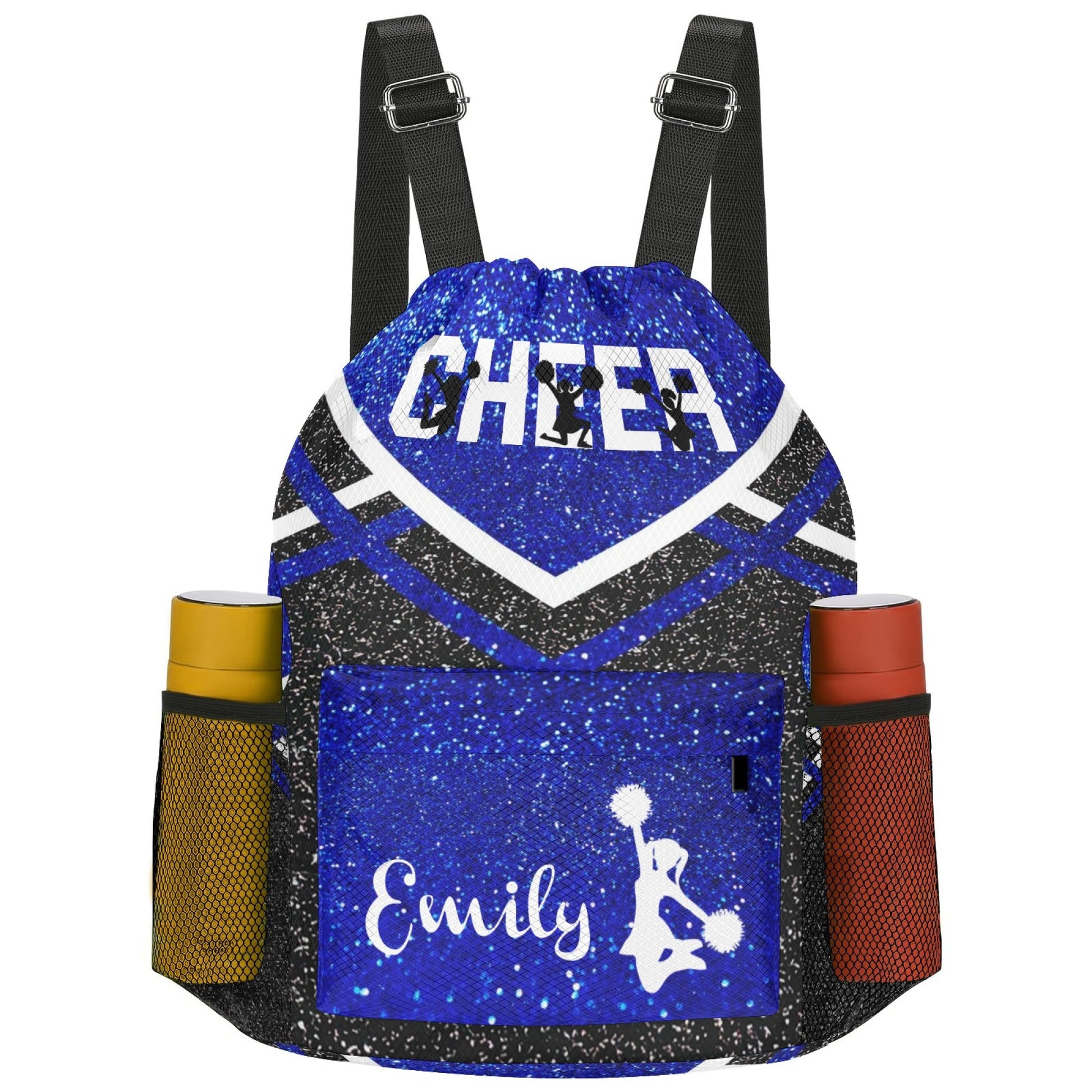 Personalized Cheerleader Drawstring Bag Custom Name