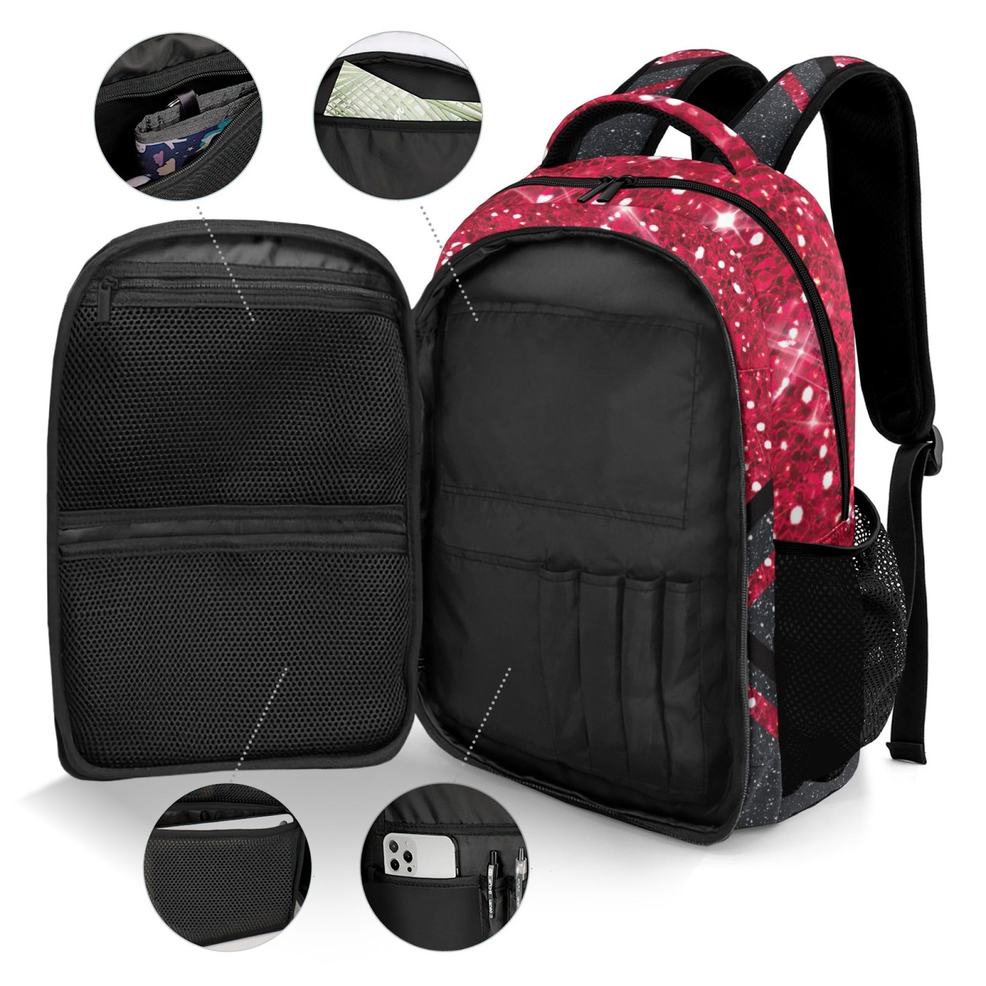 Custom Cheerleader Backpack for Coaches and Teams-6