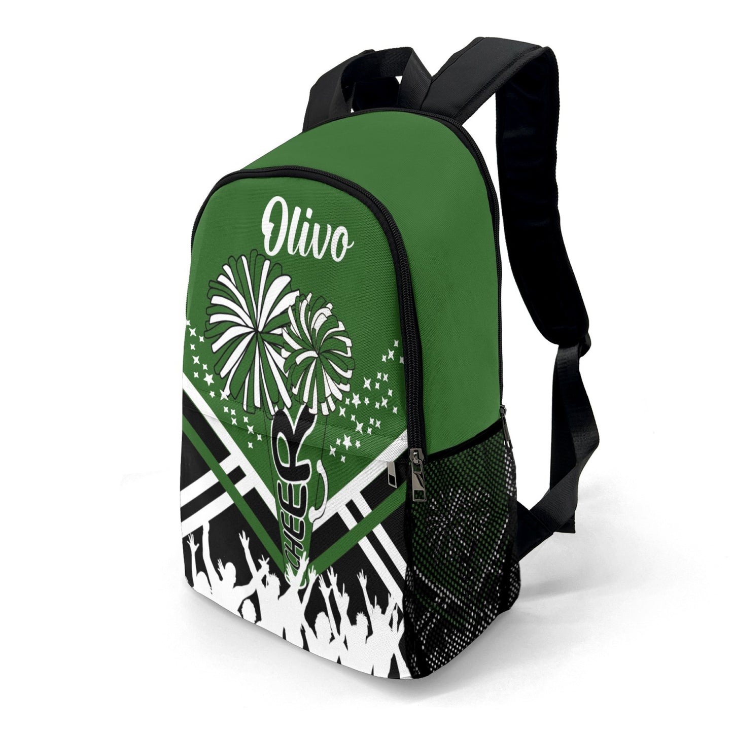 Custom Cheerleader Casual Backpack for Adults Name Print-1