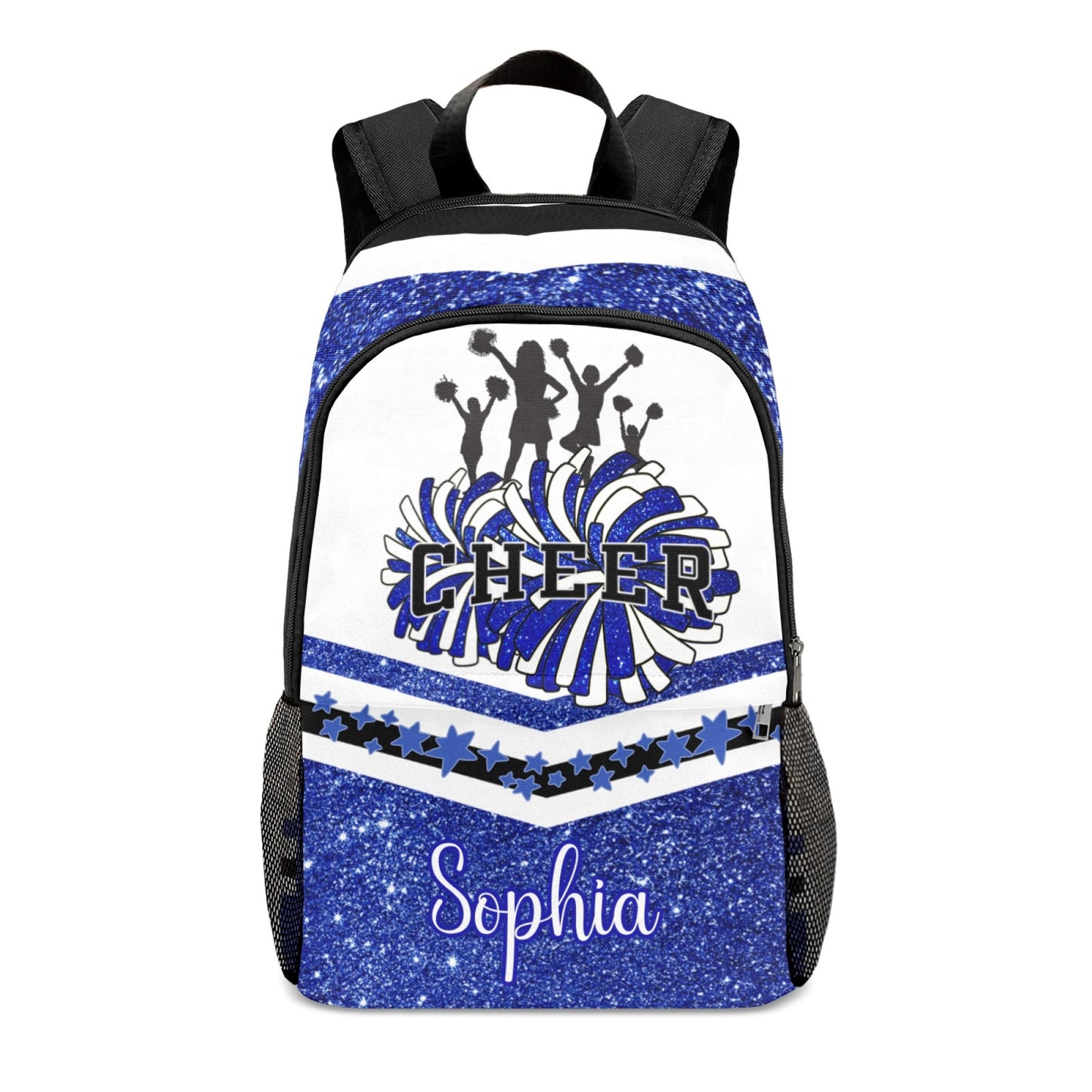 Custom Name Cheer Backpack Stylish School Travel Bag