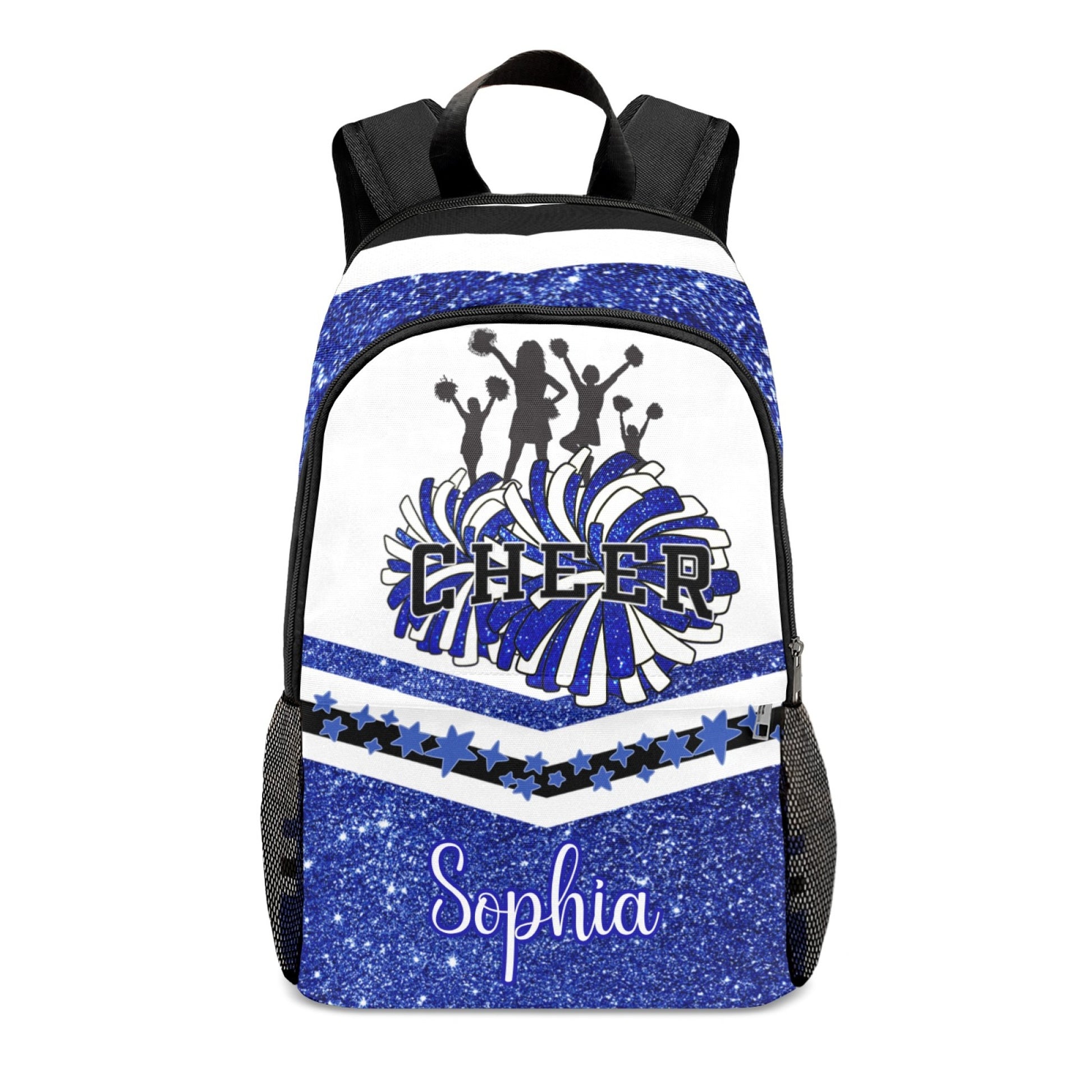Custom Name Cheer Backpack Stylish School Travel Bag