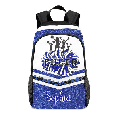 Custom Name Cheer Backpack Stylish School Travel Bag