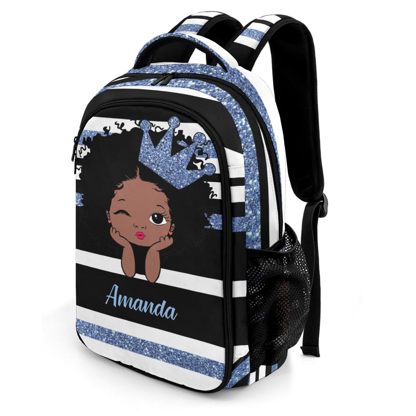 Custom Cheer Cheerleader Red Blue Gold Orange Purple Pink All Over Print Fashion Children's Name Backpack
