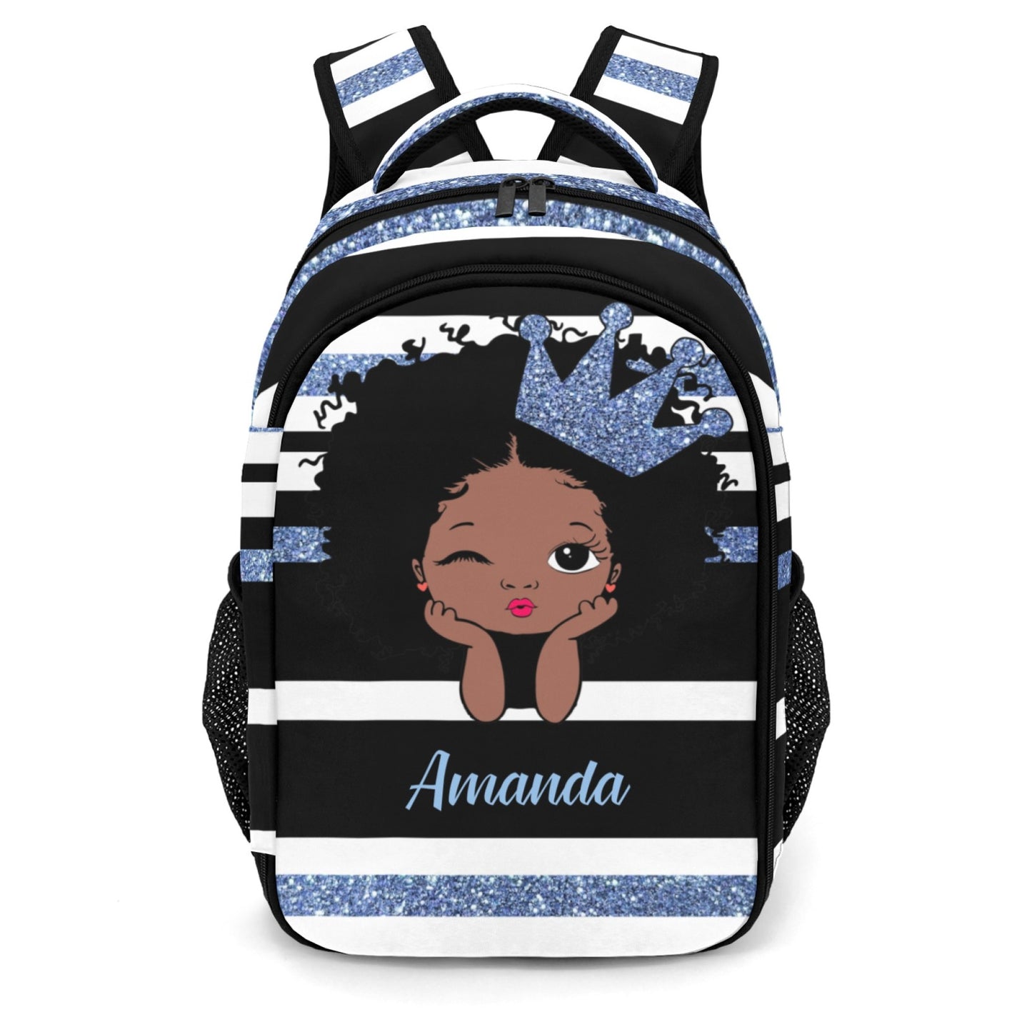 Custom Cheer Cheerleader Red Blue Gold Orange Purple Pink All Over Print Fashion Children's Name Backpack