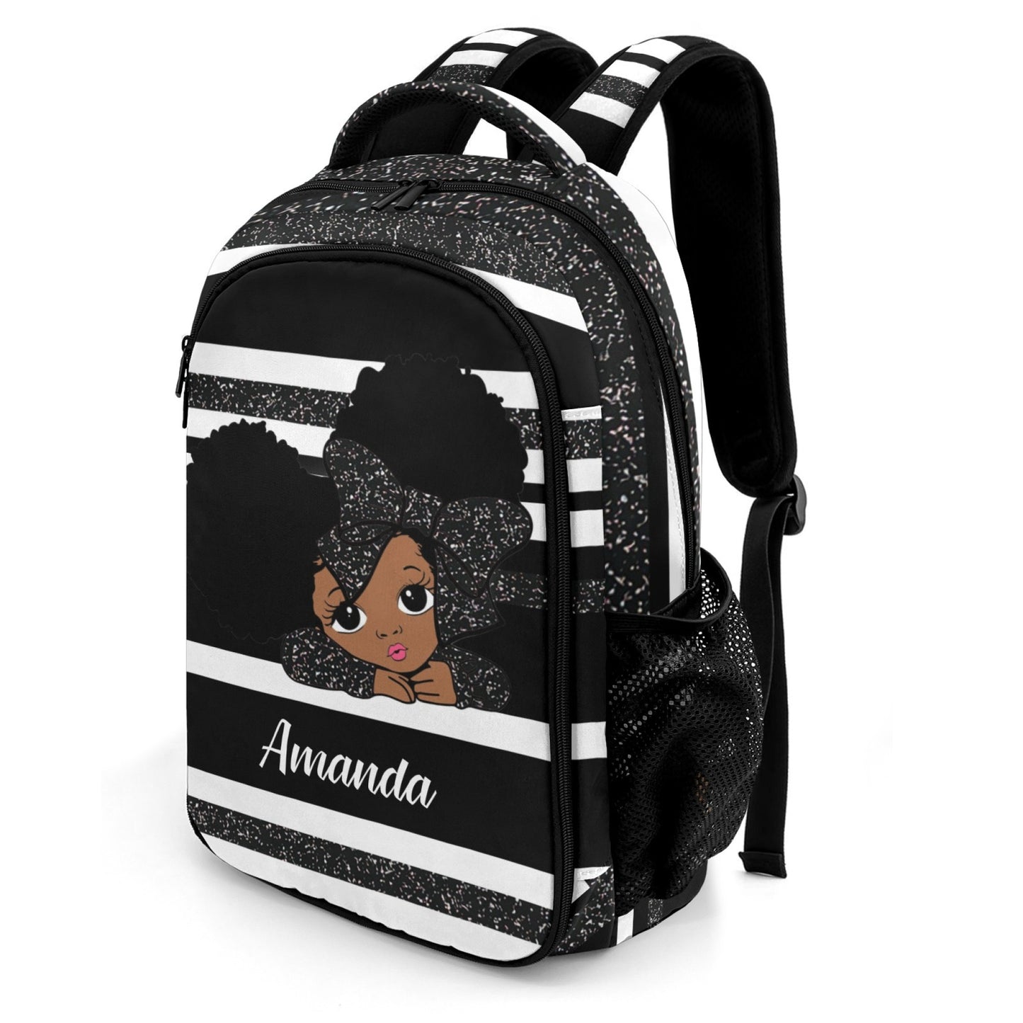 Custom Cheer Cheerleader Red Blue Gold Orange Purple Pink All Over Print Fashion Children's Name Backpack