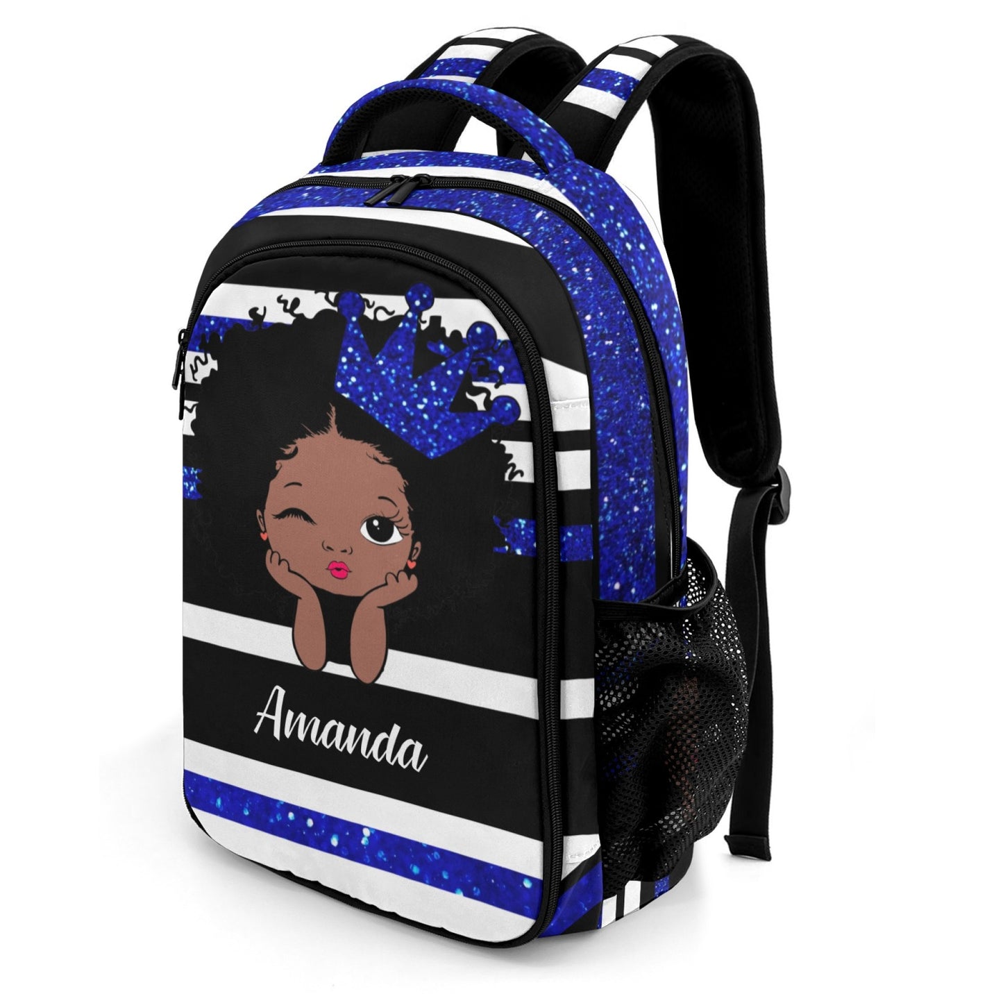 Custom Cheer Cheerleader Red Blue Gold Orange Purple Pink All Over Print Fashion Children's Name Backpack