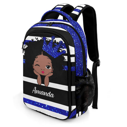 Custom Cheer Cheerleader Red Blue Gold Orange Purple Pink All Over Print Fashion Children's Name Backpack