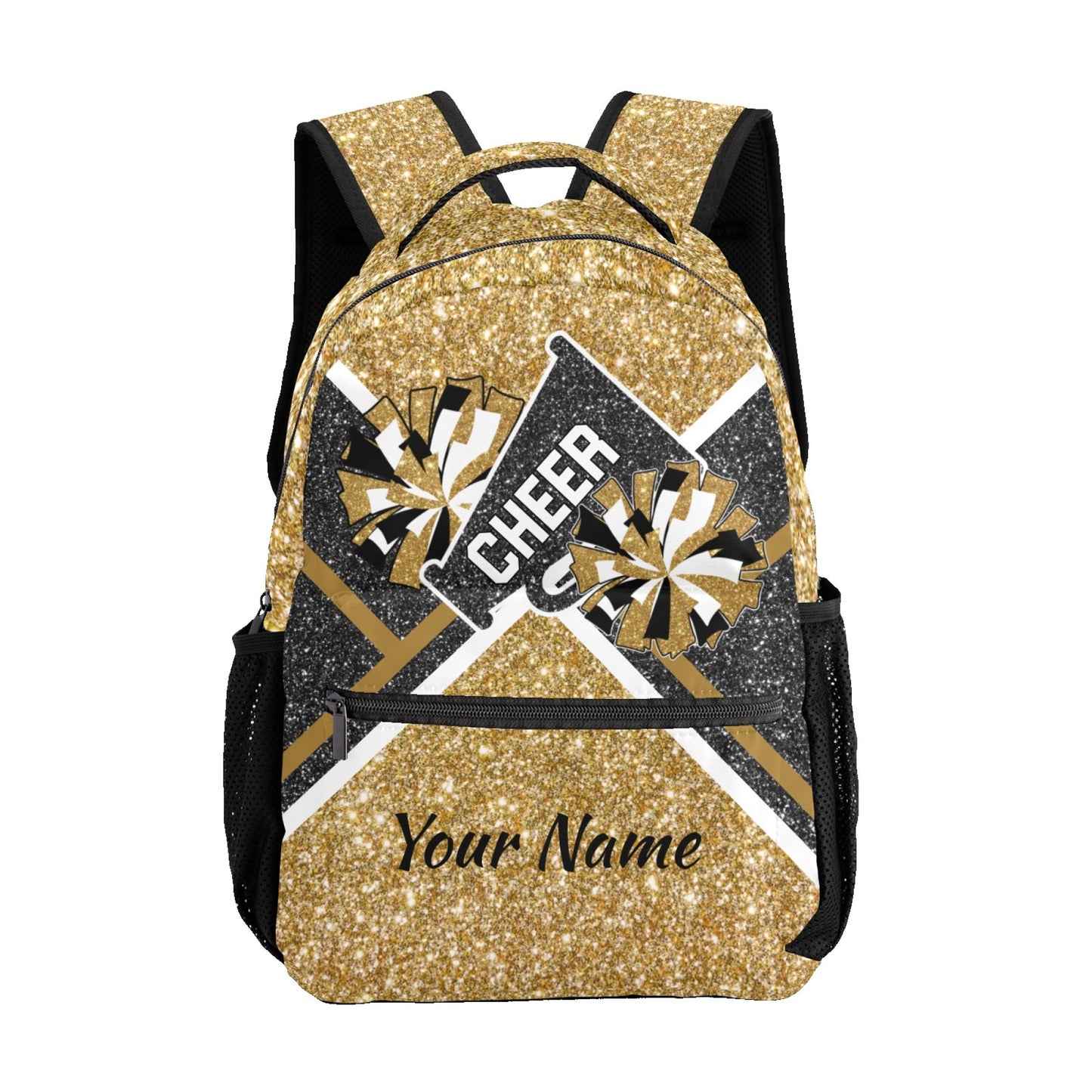 Gold_Custom Cheer Backpack for Students and Cheer Teams-2