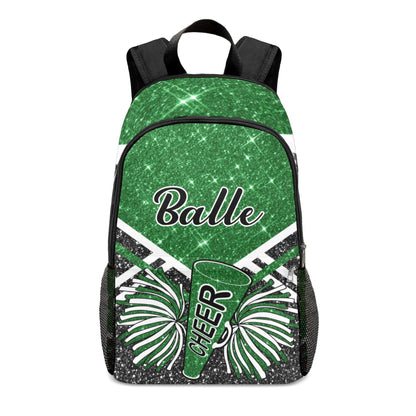 GreenGlitter_Custom Cheerleader Backpack for Teens 5