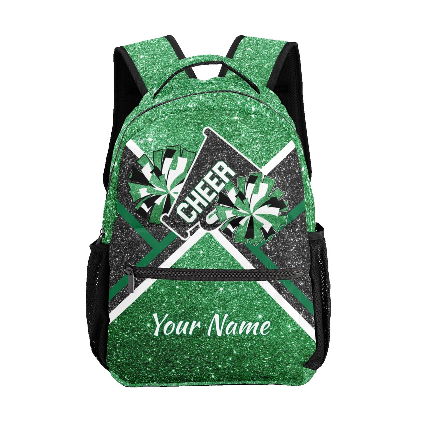 Green_Custom Cheer Backpack for Students and Cheer Teams-3