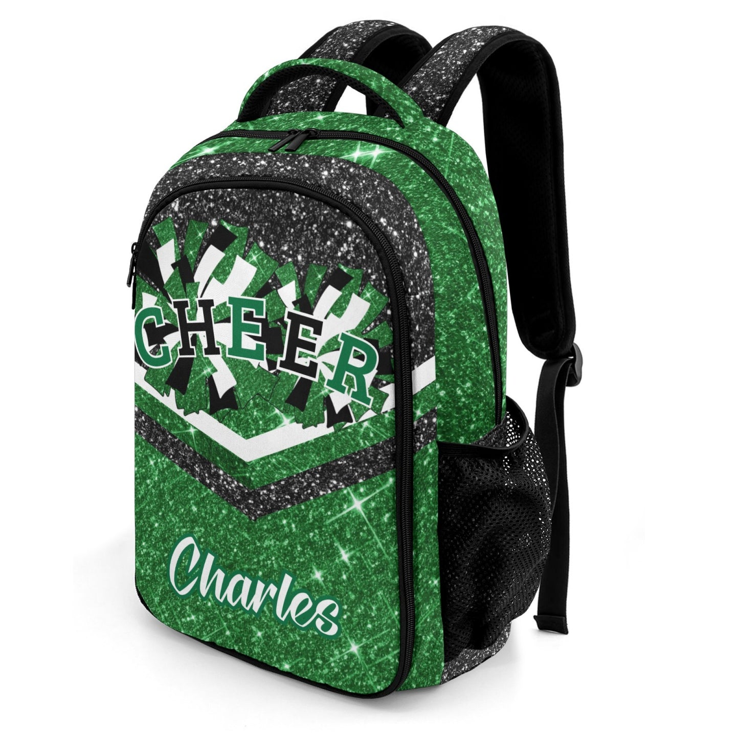Green_Personalized Cheer Name Backpack Custom Name Backpack7