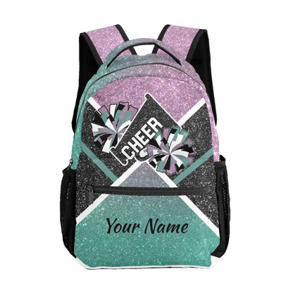 Green_Purple_Custom Cheer Backpack for Students and Cheer Teams-2