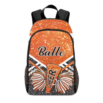OrangeGlitter_Custom Cheerleader Backpack for Teens 5