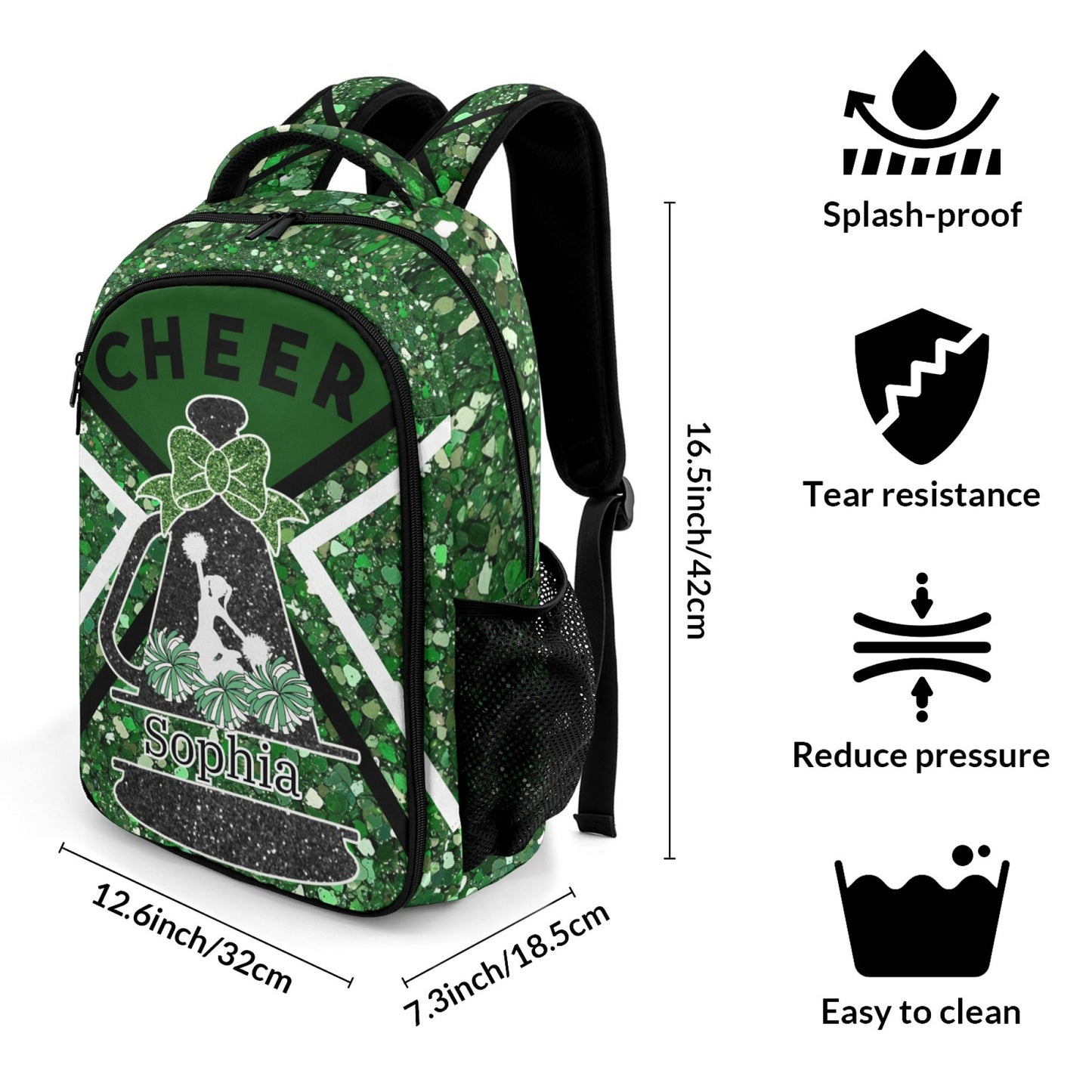 Personalized Cheerleader Daypack for Women and Men-4