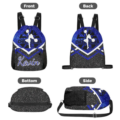 Personalized Cheerleader Drawstring Backpack-1