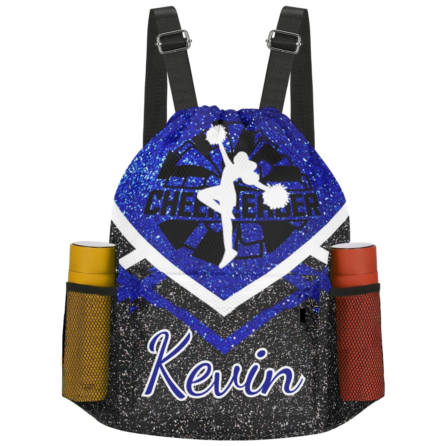 Personalized Cheerleader Drawstring Backpack