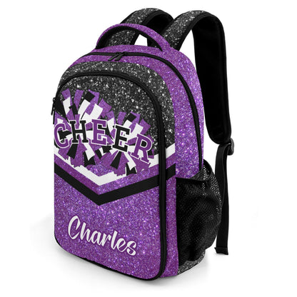 Purple_Personalized Cheer Name Backpack Custom Name Backpack7