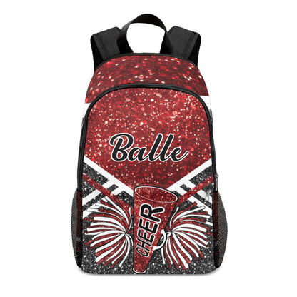 RedGlitter_Custom Cheerleader Backpack for Teens