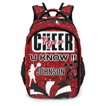 Red_Custom Cheer Backpack for Students Personalized 