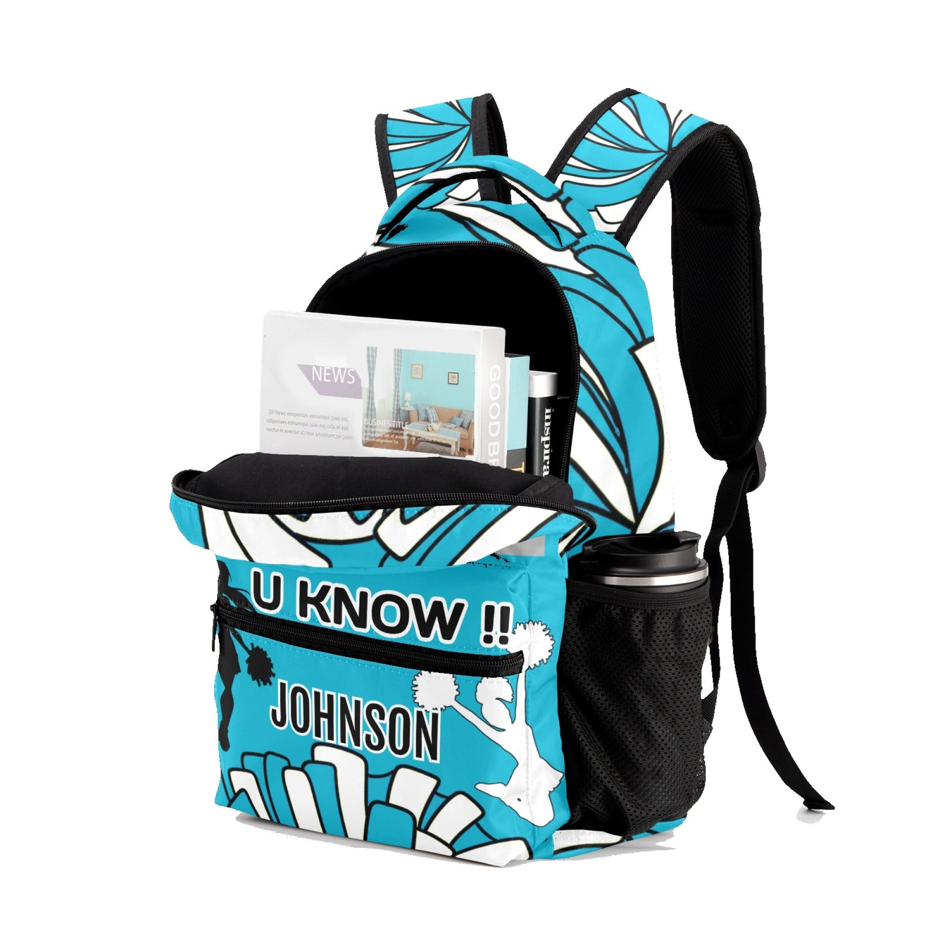 SkyBlue_Personalized Cheerleading Backpack for Students4